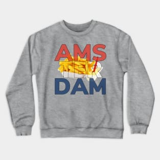 French fries Amsterdam Holland Crewneck Sweatshirt